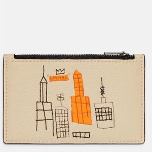 Coach Card Case Jean-Michel Basquiant Collection
